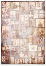 Load image into Gallery viewer, Old Diary Ephemeral Moments Rice Paper by ITD Collection, RP032, Pack of 11 Page 11