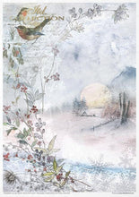 Load image into Gallery viewer, Decorated with Frost Rice Paper by ITD Collection, RP034, Pack of 11 Page 3