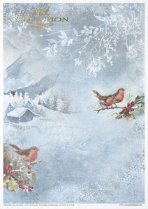 Decorated with Frost Rice Paper by ITD Collection, RP034, Pack of 11 Page 6