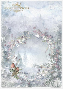 Decorated with Frost Rice Paper by ITD Collection, RP034, Pack of 11 Page 8