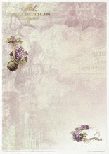 Load image into Gallery viewer, Flower Post Violet Rice Paper by ITD Collection, RP035, Pack of 11 Page 2