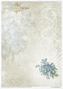 Flower Post Forget-Me-Not Rice Paper by ITD Collection, RP036, 11 Pack Page 5