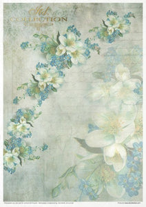 Flower Post Forget-Me-Not Rice Paper by ITD Collection, RP036, 11 Pack Page 9