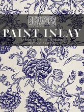Load image into Gallery viewer, IOD Indigo Floral Paint Inlay, 8 Sheets, Iron Orchid Designs, New