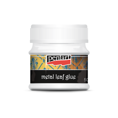 Pentart Metal Leaf Glue, 50 mL, Use to Adhere Metal Leaf 
