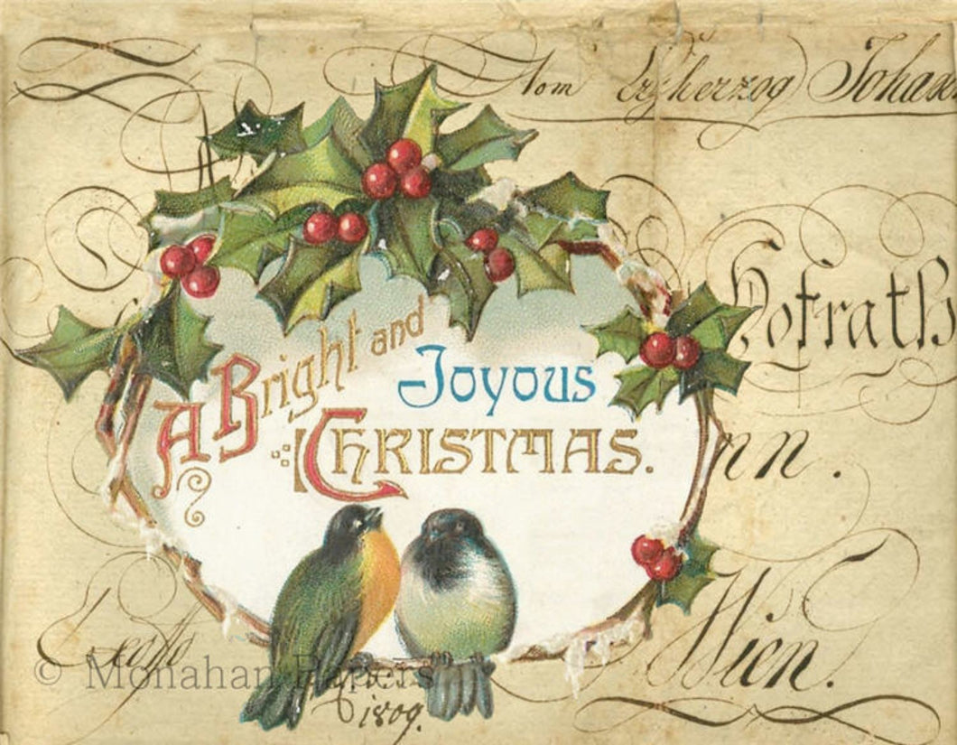 A Bright and Joyous Christmas by Monahan Papers, C210