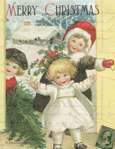 Merry Christmas Children by Monahan Papers, C244