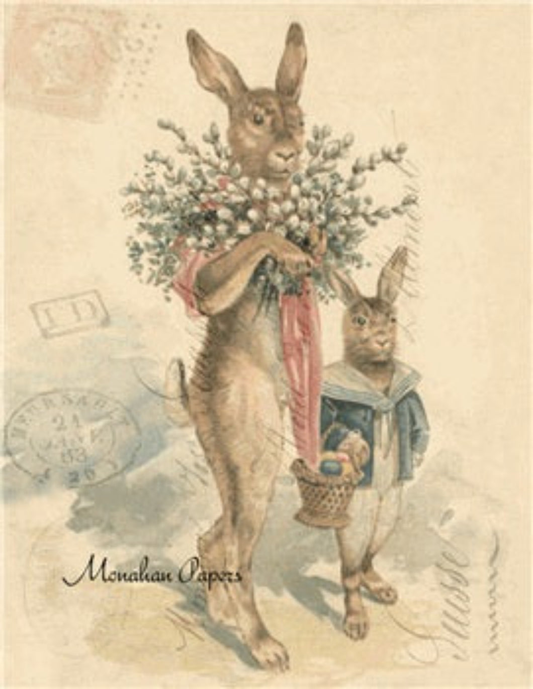 The Bunny Pair by Monahan Papers, E74