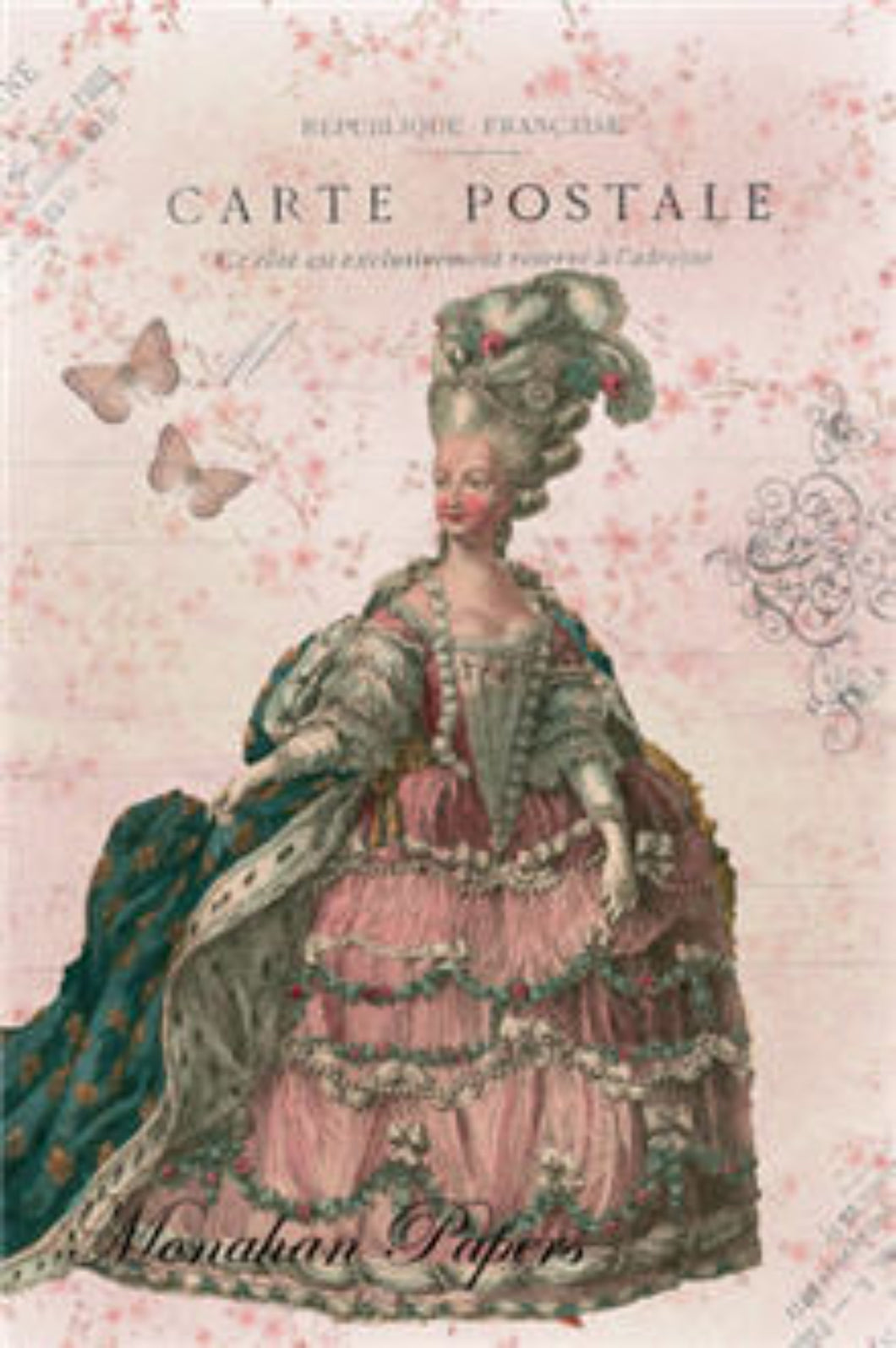 Lady In Pink Carte Postale by Monahan Papers, X72