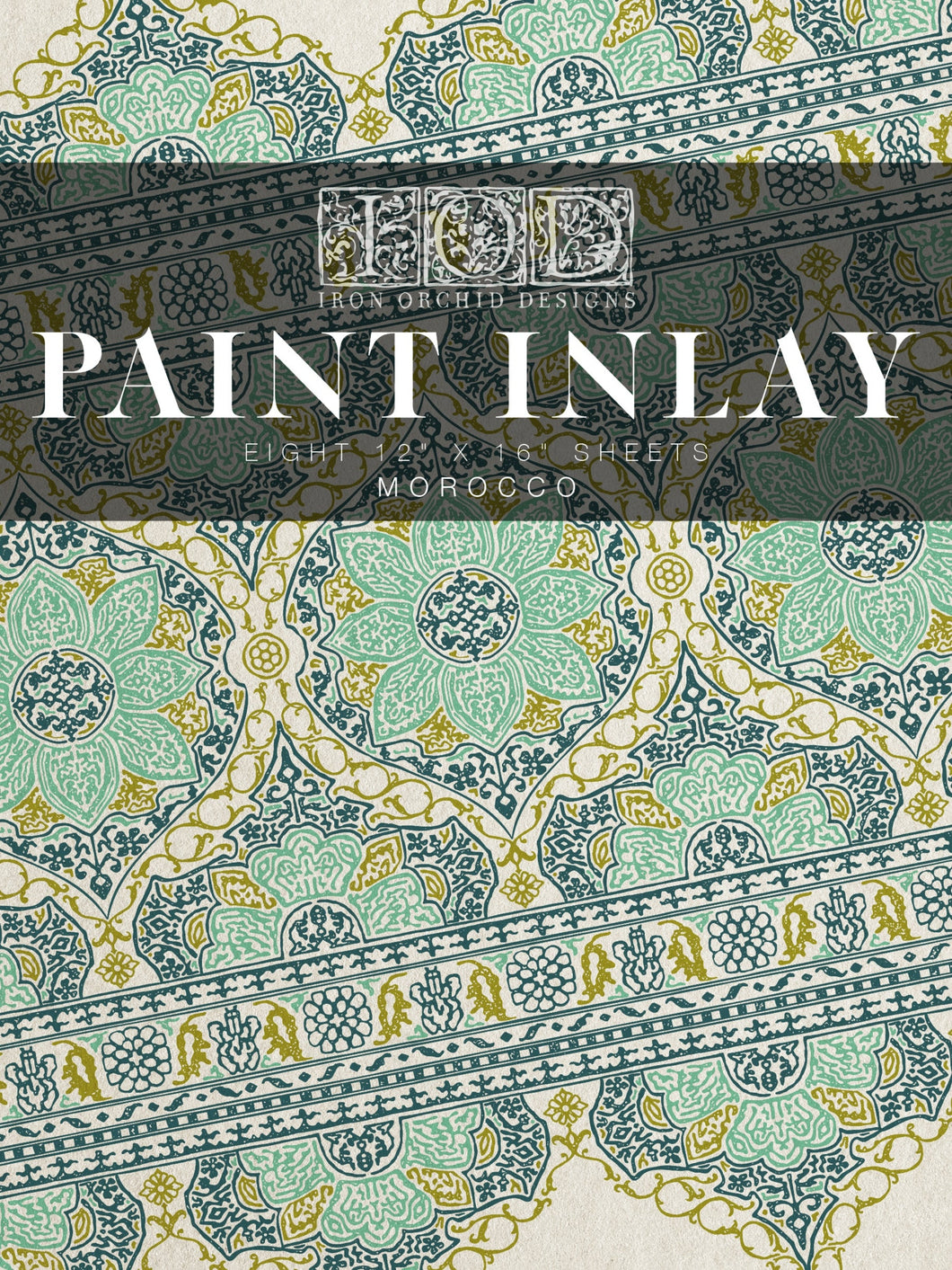 IOD Morocco Paint Inlay, Iron Orchid Designs