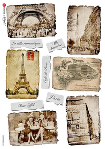 Old Photos 0086 Paper Designs Washipaper, Vintage Paris, Decoupage, A4