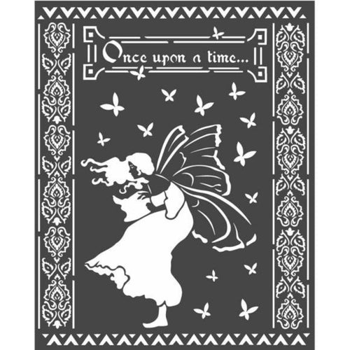 Once Upon a Time, Winter Tales Stencil by Stamperia, 7.87