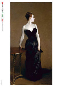 Artwork 0125 John Singer Sargent Madame X by Paper Designs Washipaper A4