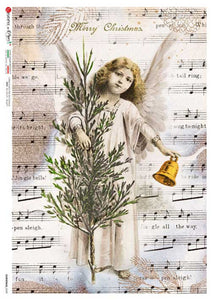 Christmas 0349 Paper Designs Washipaper, Musical Angel