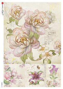 Flowers 0214 Paper Designs Washipaper
