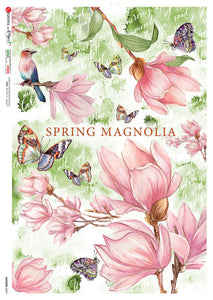 Flowers 0374, Pink Magnolia by Paper Designs Washipaper