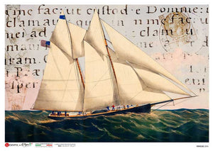 Large Sailboat by Paper Designs Washipaper