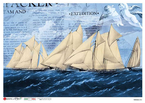 Sailboats by Paper Designs Washipaper