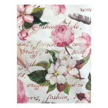 Load image into Gallery viewer, Paper Designs Washipaper Flowers 23 Roll, Large 59&quot; x 17&quot; Decoupage Rice Paper Roll