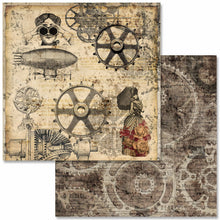 Load image into Gallery viewer, Steampunk Laboratory Mini Scrapbook Set by Decoupage Queen 6&quot; x 6&quot;