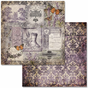Vintage Lavender Scrapbook Paper by Decoupage Queen, p 4