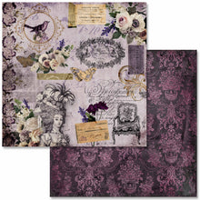 Load image into Gallery viewer, Decoupage Queen Vintage Lavender Mini Scrapbook Set