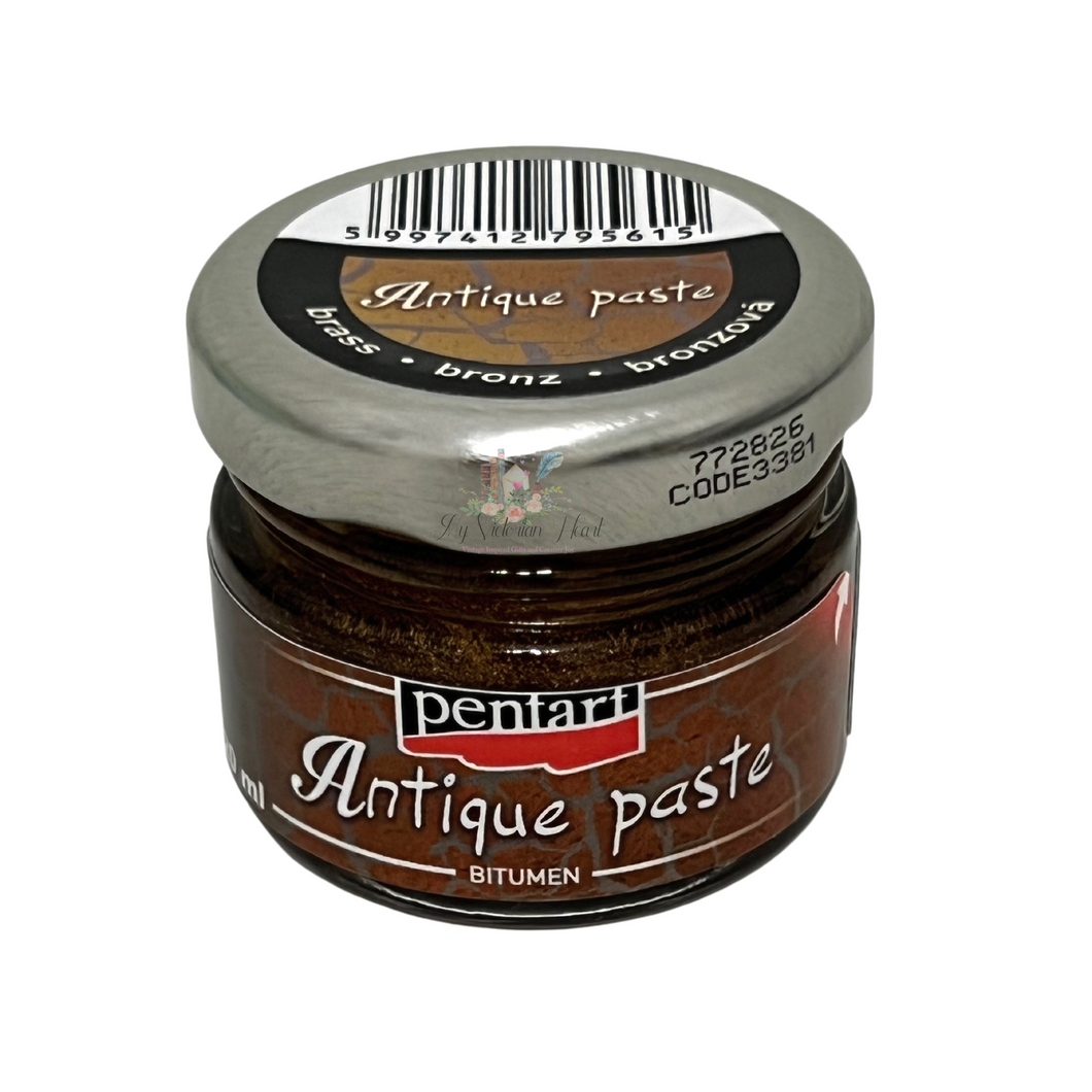 Pentart Antique Paste, Brass, 20 mL