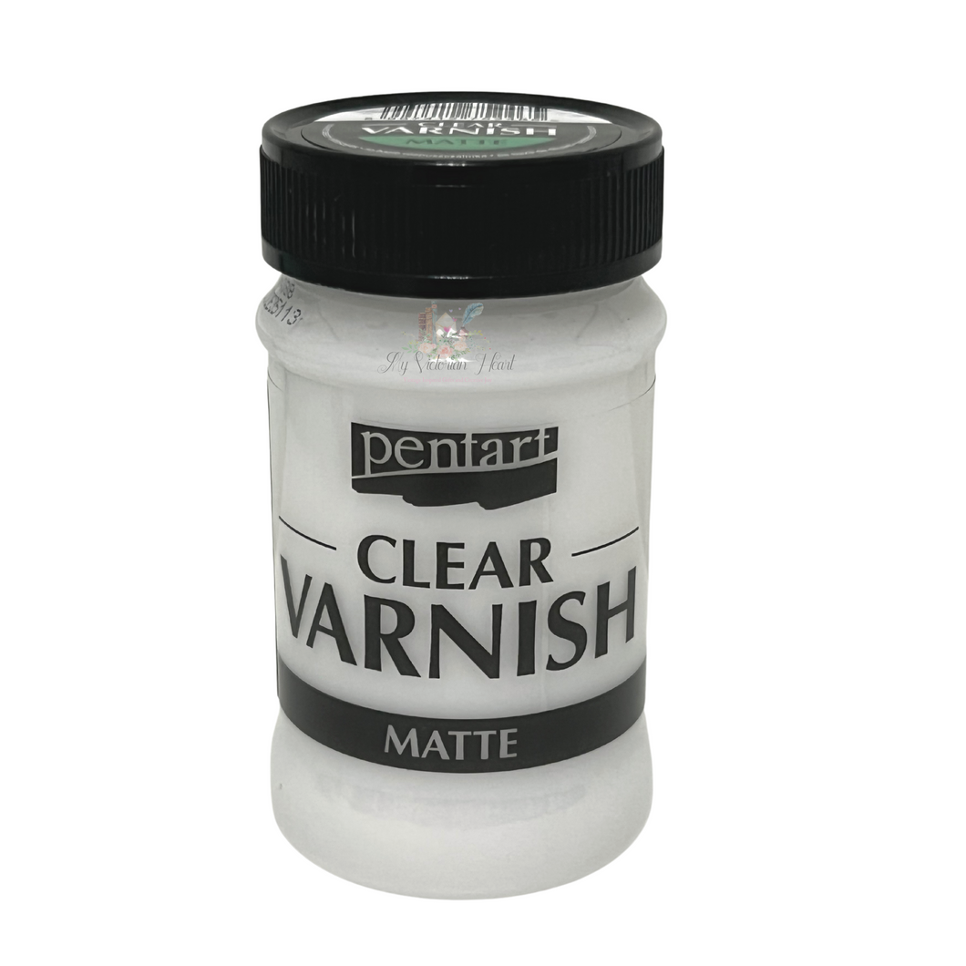 Pentart Clear Varnish, Solvent-Based, Matte, 100 mL