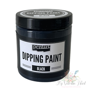 Pentart Dipping Paint, Black, 230 mL
