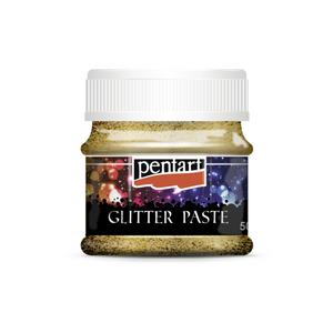 Pentart Glitter Paste Fine, Gold 50 mL