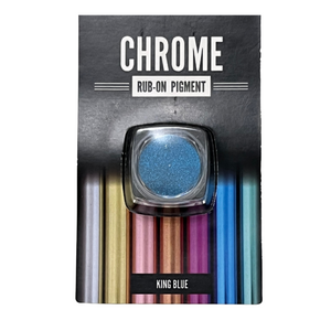 Pentart Chrome Effect Rub On Pigment, King Blue