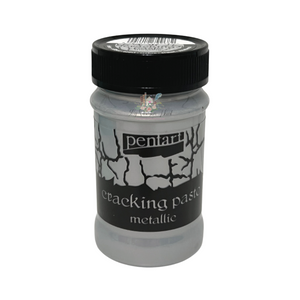 Pentart Cracking Paste, Metallic, Silver