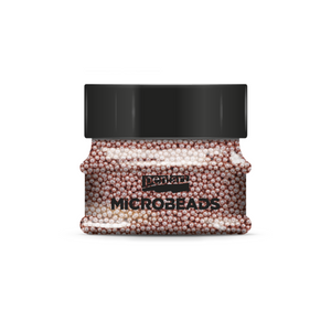 Pentart Glass Microbeads, 40 g, Color Options Rose Gold
