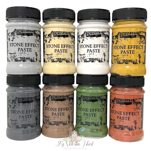 Pentart Stone Effect Paste, 8 Color Options, 100 mL