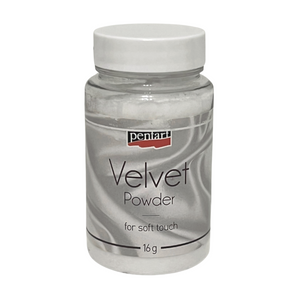 Pentart Velvet Powder White, 16 g  
