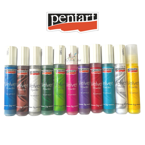 Pentart Velvet Powder, Color Options