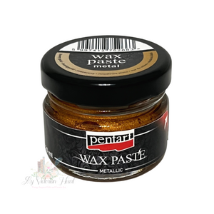 Pentart Wax Paste Metallic, Honey Gold