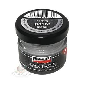 Pentart Wax Paste Metallic, Silver