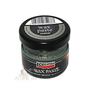 Pentart Wax Paste Metallic, Turtle Green