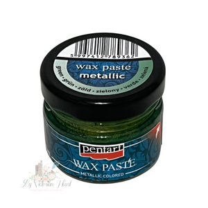 Pentart Wax Paste Metallic, Green
