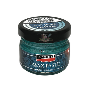 Pentart Wax Paste Metallic, Turquoise, 20 mL