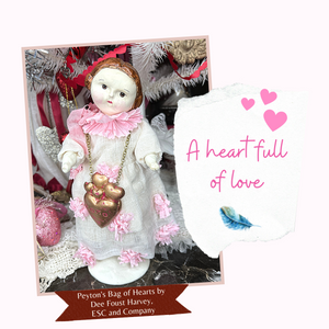 Peyton's Bag of Hearts Valentine Decor by Dee Foust Harvey, ESC and Company