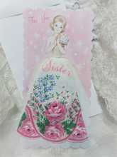 Load image into Gallery viewer, Shabby Pink Roses Sister Gift Hanky with Card