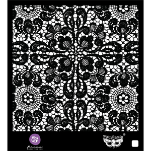 Prima Finnabair Ornate Lace Stencil, 6" x 6"