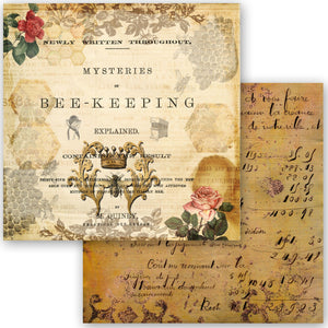 Queen Bee Mini Scrapbook Paper Set by Decoupage Queen