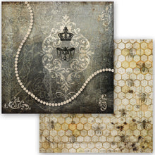 Load image into Gallery viewer, Queen Bee Collection Scrapbook Paper Set by Decoupage Queen, p 11