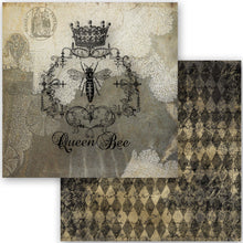 Load image into Gallery viewer, Queen Bee Collection Scrapbook Paper Set by Decoupage Queen, p 3