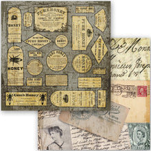 Load image into Gallery viewer, Queen Bee Mini Scrapbook Paper Set by Decoupage Queen