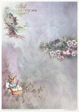 Load image into Gallery viewer, Easter Bunny Rice Paper Set by ITD Collection, RP050, Pack of 11 01