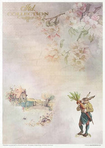 Easter Bunny Rice Paper Set by ITD Collection, RP050, Pack of 11 – My ...